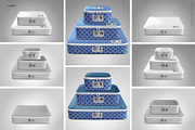 Travel Packing Cubes Mockup, a Packaging Mockup by INCDesign (Thumbnail 3 of 6)