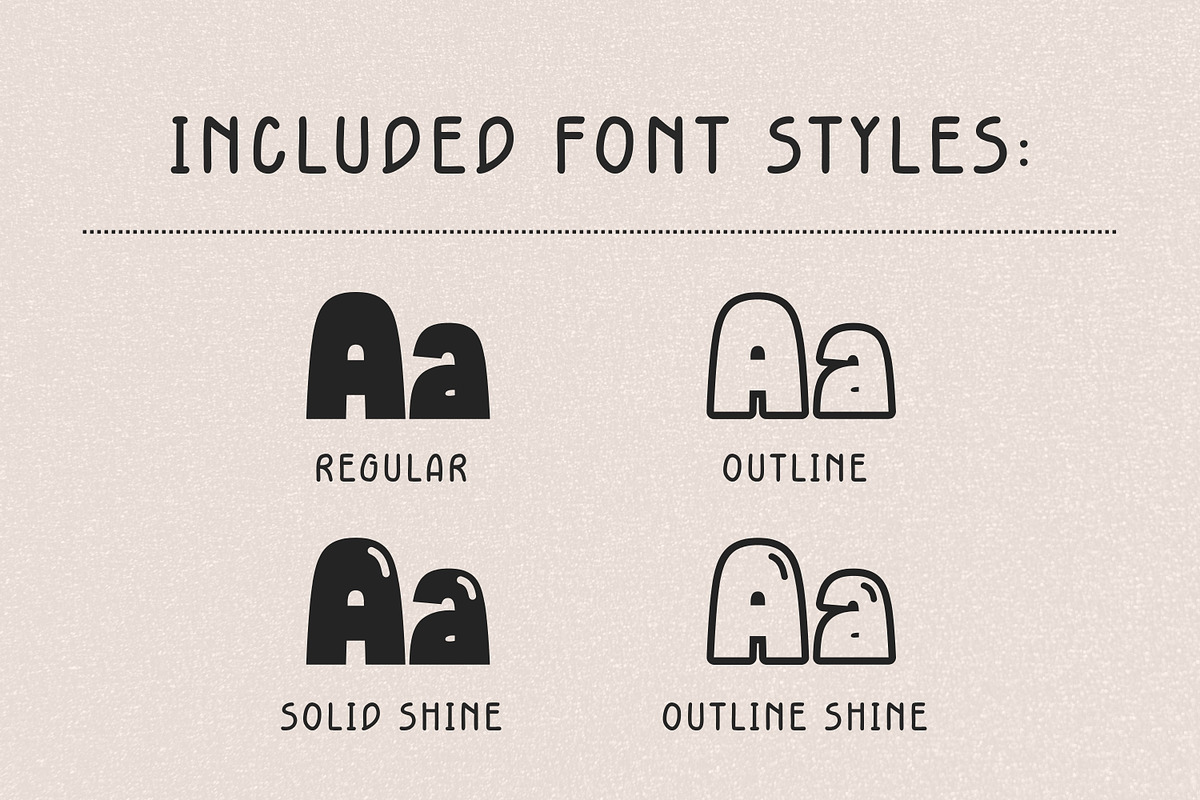 Bubble Display Font - Canele Soda, a Handwritten Font by ZoloDesignHub (Photo 3 of 9)
