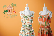 Hand drawn tropical floral patterns, a Pattern Graphic by Tani Kuzminka (Thumbnail 19 of 22)