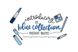 The Blue Collection - Procreate