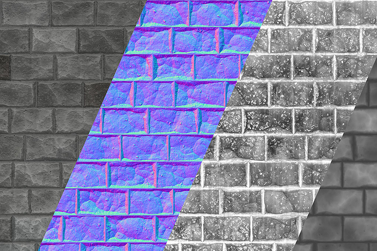 Rough stone blocks, a Textures & Material 3D Model by happy brush (Photo 3 of 3)