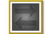 Fine Vector Dotted Arrows, a Texture Graphic by FineArtStudio (Thumbnail 2 of 3)
