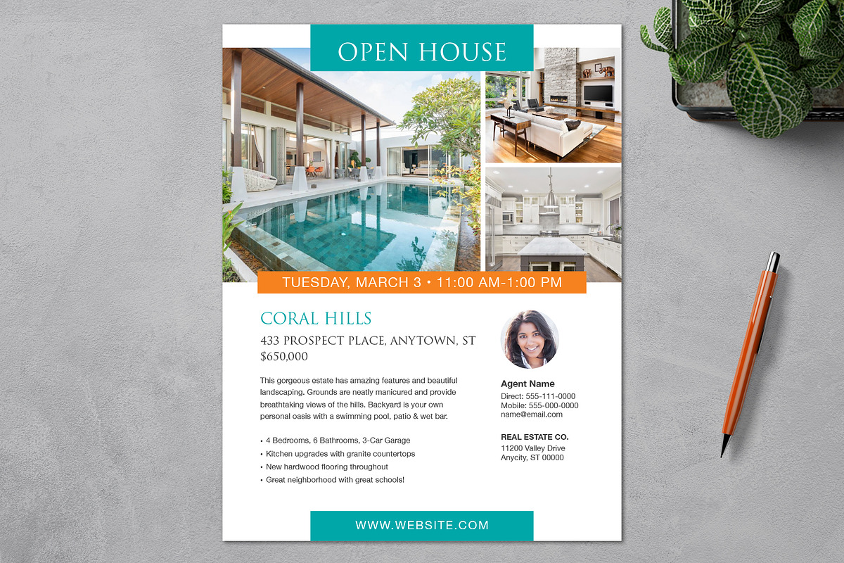 Real Estate Marketing Template Set, a Templates & Theme by Studio Reena (Photo 4 of 5)
