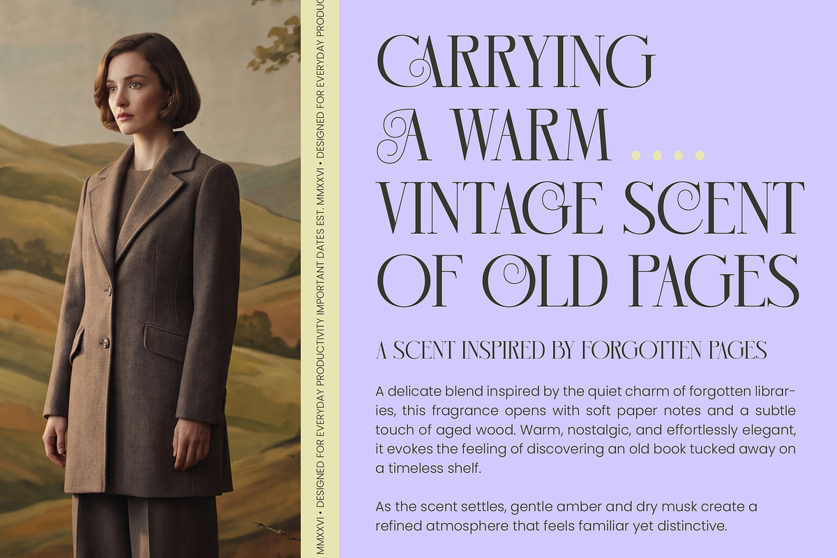 Hidden Midnight Modern Elegant Serif, a Serif Font by timelesstype.co (Photo 5 of 10)
