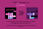 Black & Pink Boss Instagram Template, a Social Media Template by Faytemplates (Thumbnail 7 of 8)