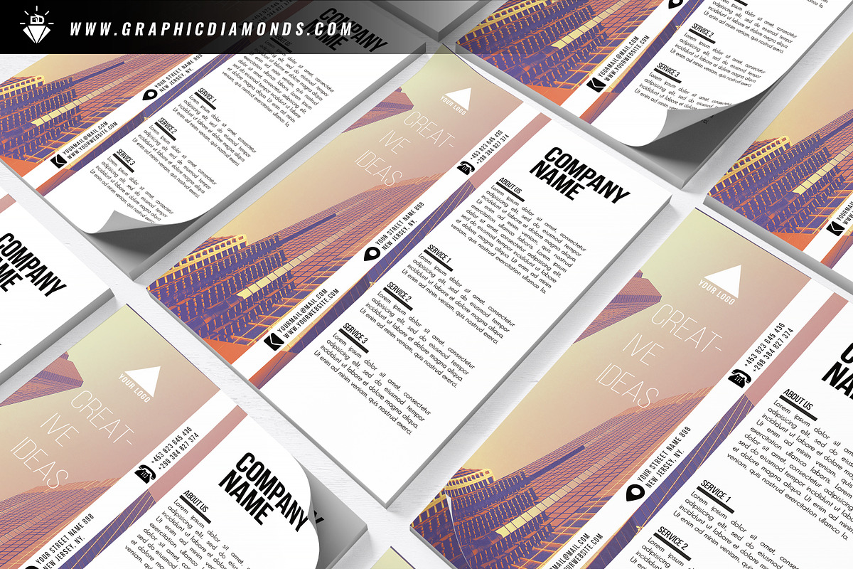 Corporate Business Flyer, a Flyer Template by GraphicDiamonds (Photo 5 of 6)