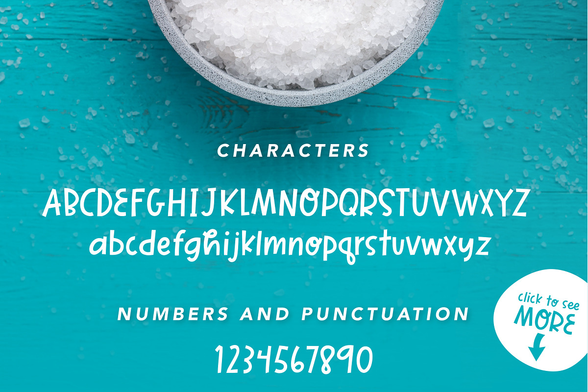 Salt & Vinegar | A Spunky Block Font preview 2