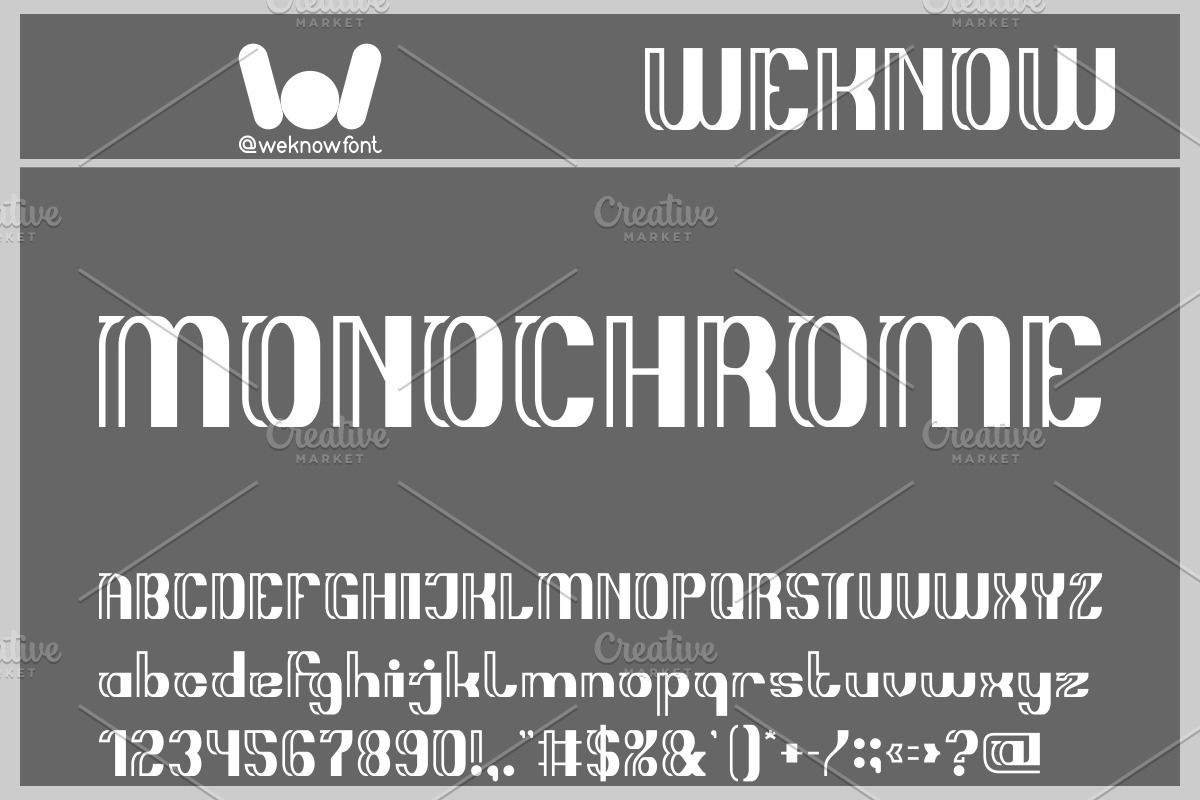 Stripes Font, a Font by weknow (Photo 3 of 8)