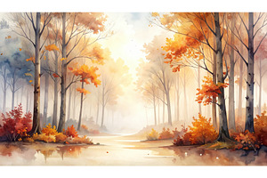 Autumn forest in golden and orange, a Nature Photo by Igor Tichonow