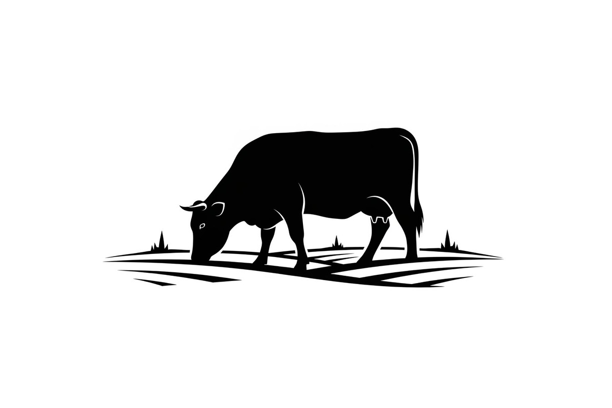Farm Cow Silhouette Vector Bundle, an Illustration by Designs_River (Photo 49 of 51)