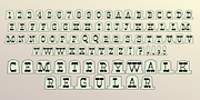 CemeteryWalk, a Symbol Font by Ingrimayne Type (Thumbnail 4 of 10)