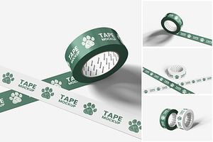 Tape Mockup, a Product Mockup by MrLetters