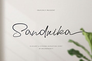 Sandrika – Elegant & Stylish Signatu, a Handwritten Font by BrandSemut (Thumbnail 1 of 11)