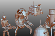 STAR WARS DROIDS PACK low poly, a Characters & Person 3D Model by 2$ SHOP (Thumbnail 11 of 16)