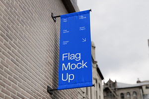 Flag Mockup, an Advertising Mockup by baim_std