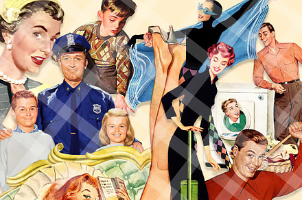 Mid Century Ad Elements - Retro Fun