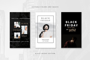 CANVA Black Friday Instagram Pack