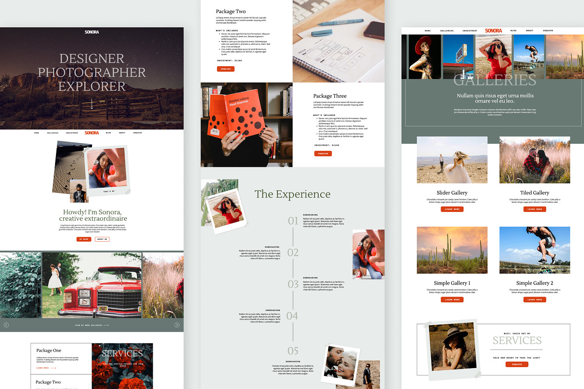Showit Website Template - Sonora, a Websites & App Template by Amanda Pena Design (Photo 2 of 6)