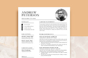 Professional Resume Template, CV, a Resume Template by VictoriousVita (Thumbnail 1 of 8)