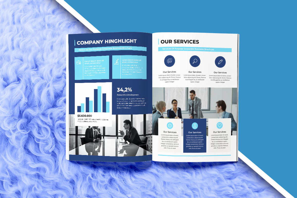 Corporate Brochure, a Brochure Template by yanindesign (Photo 4 of 5)