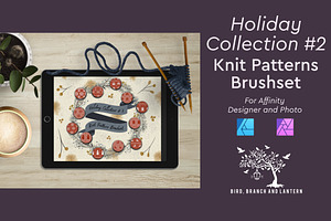 Affinity Holiday Knit Brushset 2