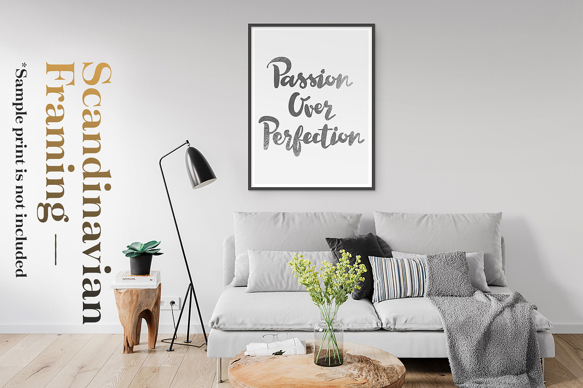 375+ Mockups ‒ Scandinavian Framing, a Print Template by Frisk Shop (Photo 9 of 27)