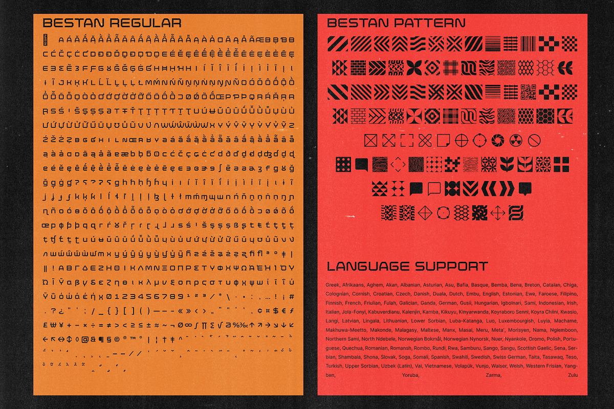 Bestan - Futuristic Display Fonts, a Font by Konstantine Studio (Photo 6 of 8)
