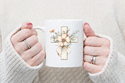 Beige Christian Easter Clipart, an Illustration by Watercolor design (Thumbnail 12 of 13)