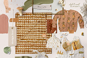 Scandi Nursery Watercolor Collection, a Texture Illustration by Creativeqube Design (Thumbnail 17 of 18)