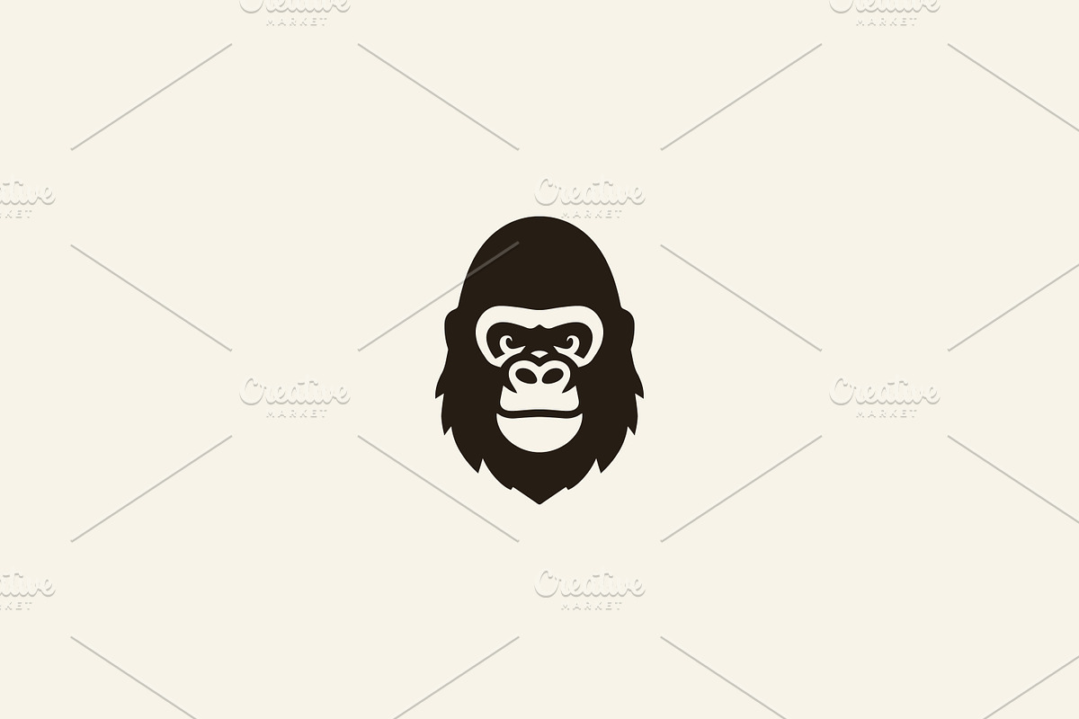 Gorilla logo collection, a Branding & Logo Template by Team_Ultra_Graphics (Photo 2 of 9)