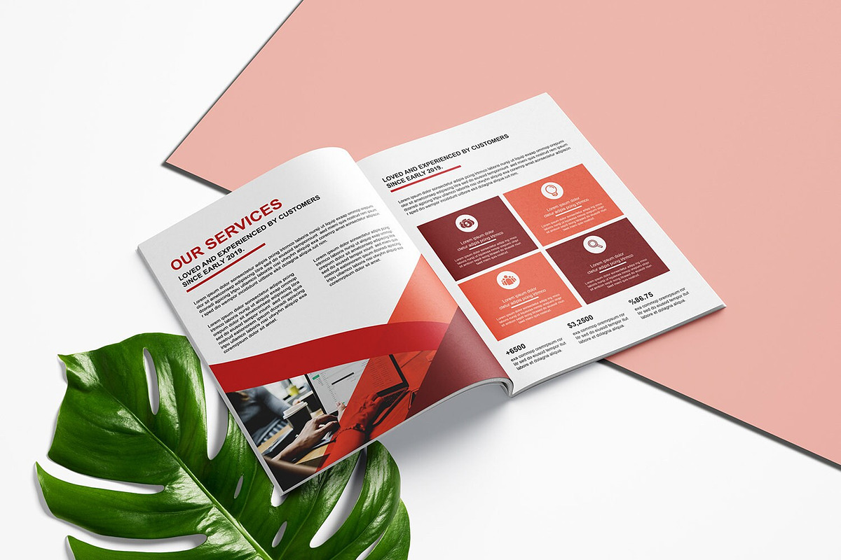 Corporate Annual Report Template, a Brochure Template by Template Shop (Photo 6 of 10)