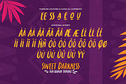 Sweet Darkness - Fun Display Typefac, a Font by Gassstype (Thumbnail 7 of 8)