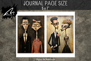 Odd Whimsical Couple, Quirky Collage, a Person Illustration by Digital Art Mahdiseño (Thumbnail 5 of 9)