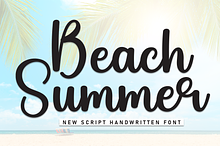 Beach Summer | Script Font