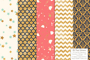 Modern Chic Gold Foil Digital Papers, a Pattern Graphic by Amanda Ilkov (Thumbnail 4 of 4)