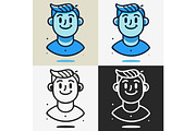 74 Bold Line Art User Avatar Pack, an Outline Icon by Aura Canyon HQ (Thumbnail 10 of 10)