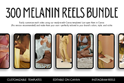 300 Melanin Aesthetic Faceless Reels, a Templates & Theme by wekreatif (Thumbnail 1 of 4)