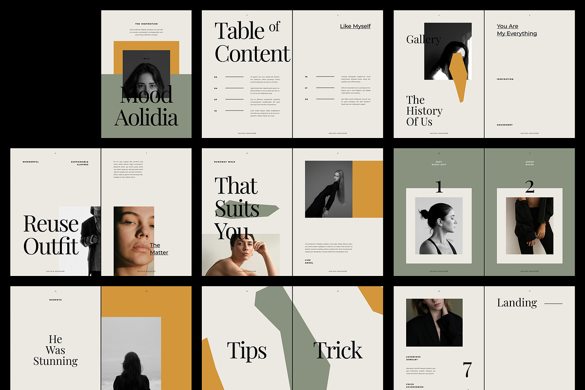 AOLIDIA Editorial Lookbook, a Magazine Template by Arif Tri Ananta (Photo 14 of 14)
