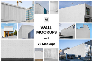 Wall Advertising Mockups Vol.2