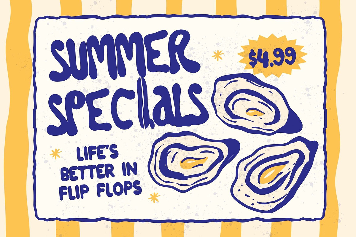Tropi Twist, a Sans Serif Font by maghrib (Photo 4 of 5)