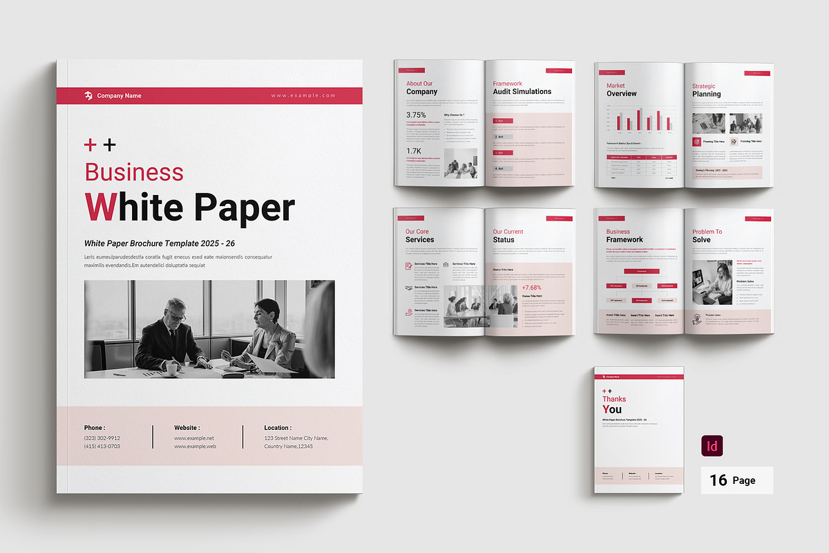 Whitepaper Template, a Brochure Template by Cleffon_Graphic_Studio (Photo 1 of 9)