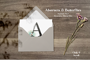 Abstract Butterflies Watercolor Set, a Texture Illustration by Ines Beatriz (Thumbnail 8 of 10)
