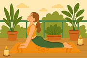 Yoga Set, a Healthcare Illustration by ananastya (Thumbnail 2 of 12)