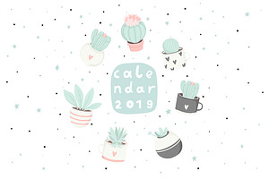 Cacti calendar 2019
