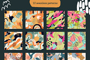 Abstract Flora Patterns, an Object Graphic by Cozy pattern shop (Thumbnail 4 of 8)