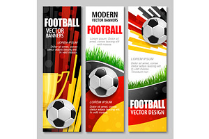 Euro soccer cup banners, a Sport Illustration by Vector Tradition