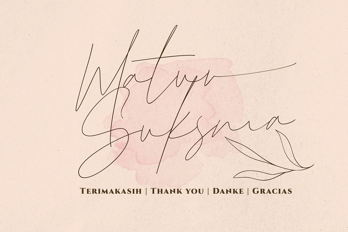 Arabilla Signature, a Script Font by Ardyanatypes (Photo 12 of 12)