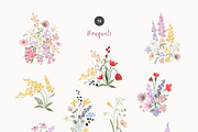 Whimsy & Bright Meadow Flowers, a Decorative Illustration by Kreker Kate (Thumbnail 2 of 10)