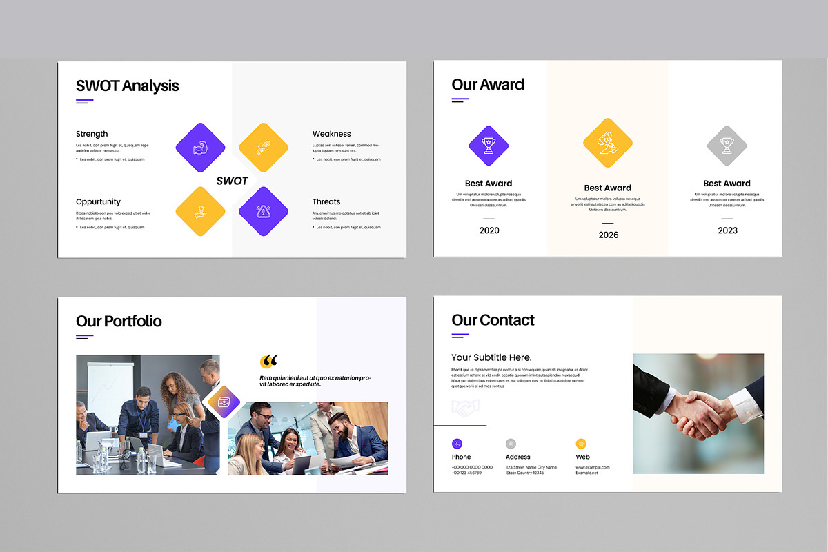 Project Proposal Presentation Design, a Presentation Template by MightyDesign (Photo 5 of 8)