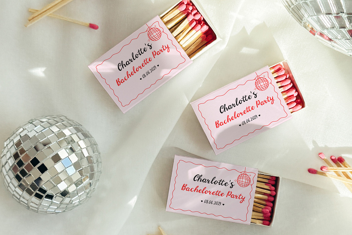 Bachelorette Squad - Wedding Script, a Script Font by Kaya Fonts (Photo 3 of 25)